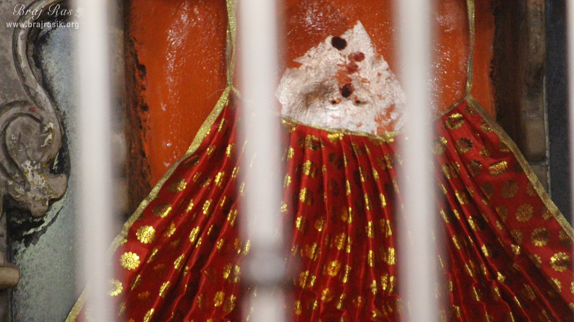 A close darshan of Goddess Kali at Kankali ­Devi Temple, Mathura