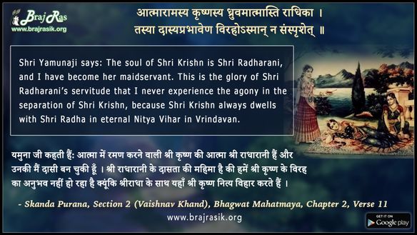 आत्मारामस्य कृष्णस्य ध्रुवमात्मास्ति राधिका - स्कन्दपुराण - खण्डः 2 (वैष्णवखण्डः)/भागवतमाहात्म्यम्/अध्यायः 02, छंद 11
