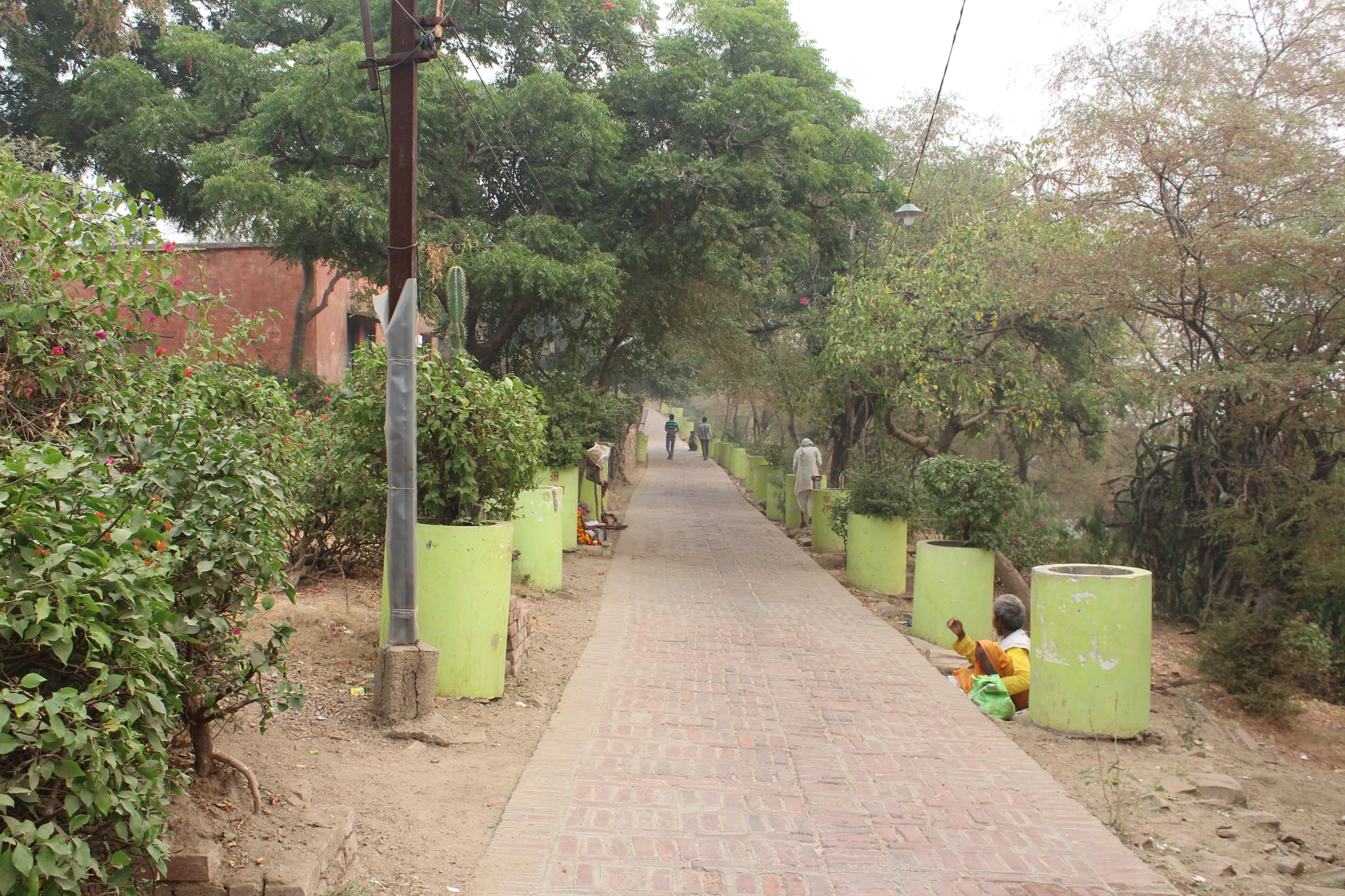 Way towards Shri radharani temple in Barsana @ Gahvar van forest.