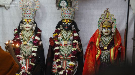 Close darshan of Shri Sitaram Ji at Sri Malook Peeth, Vrindavan