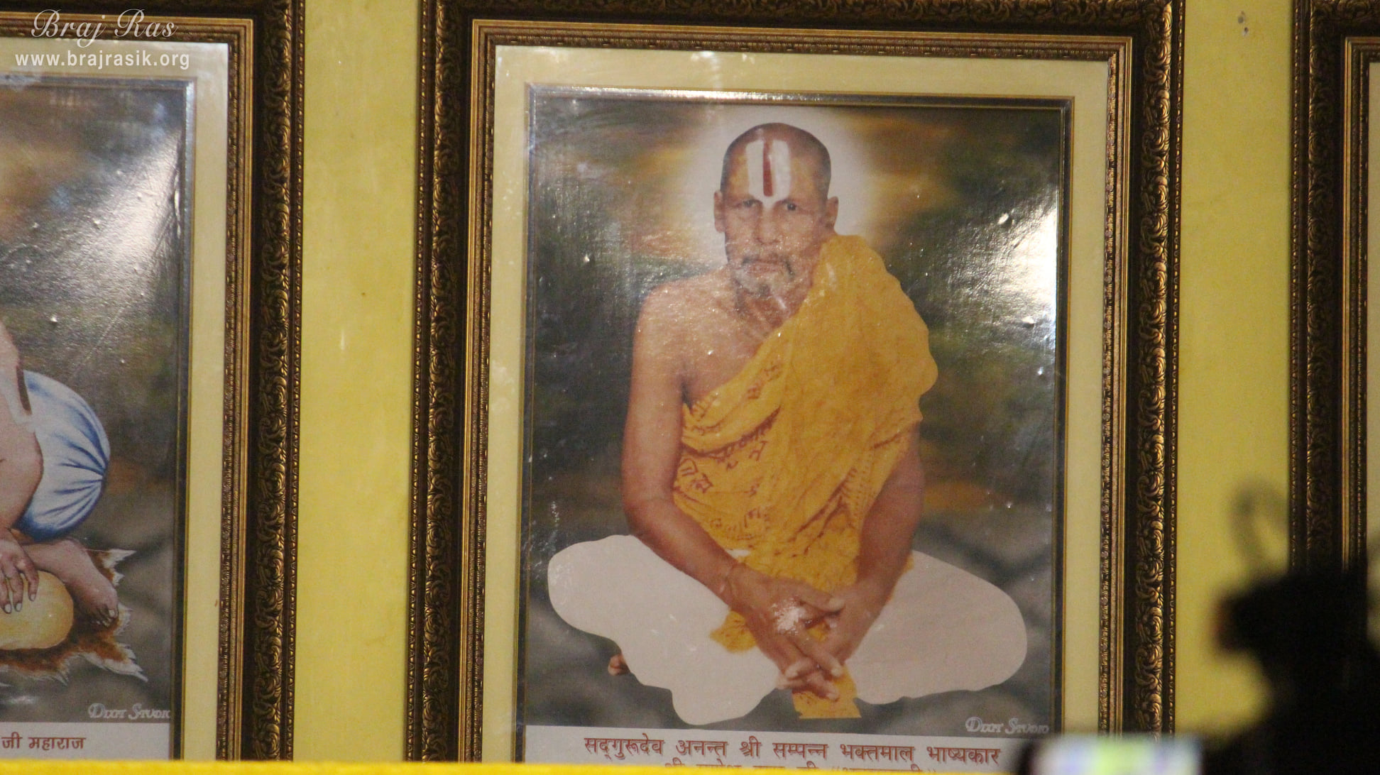 Photo of Shri Ganeshdas Ji "Bhaktamali Ji"at Sri Malook Peeth, Vrindavan