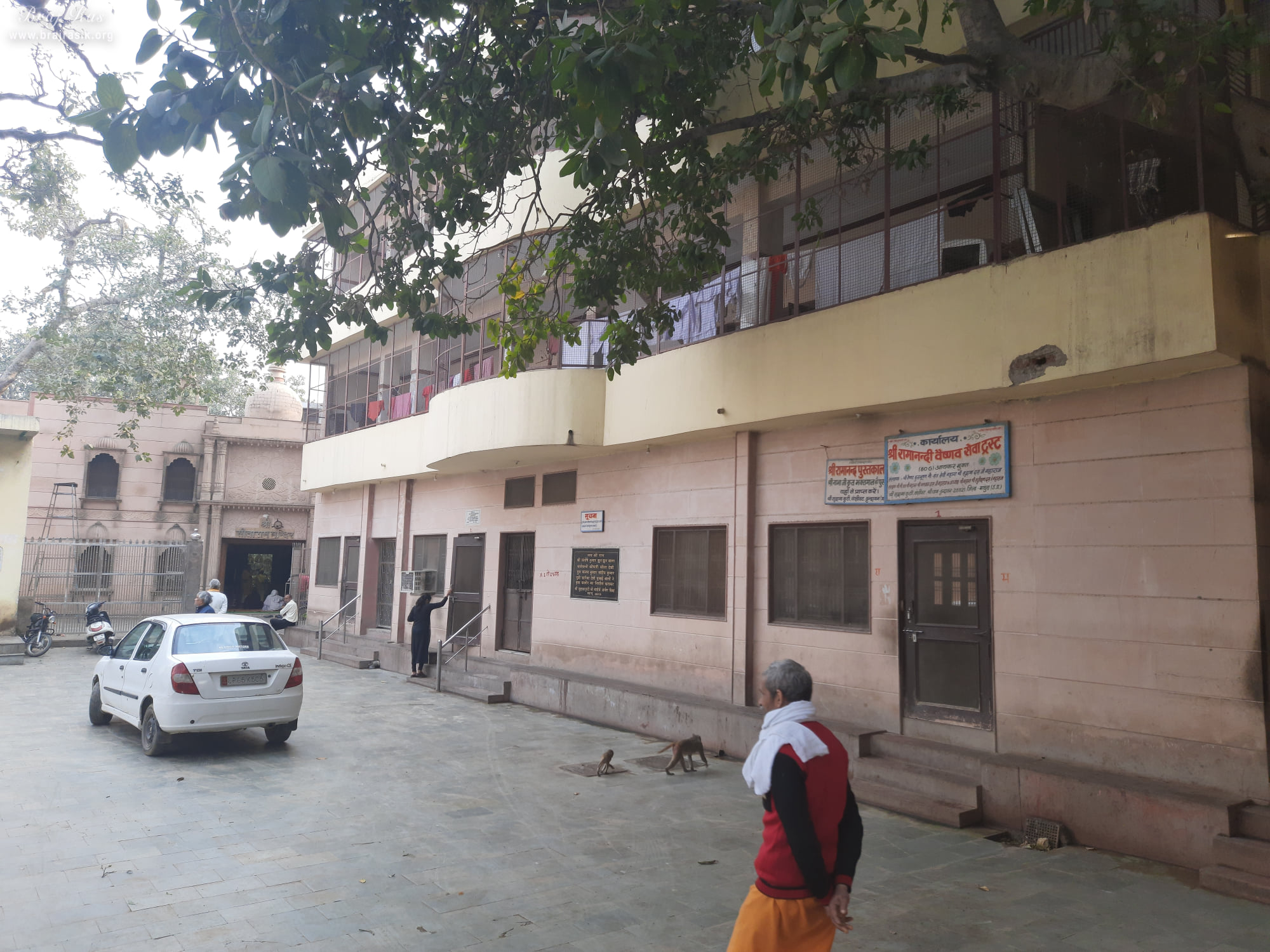 Another view of inside of Shri Sudama Kuti, Vrindavan