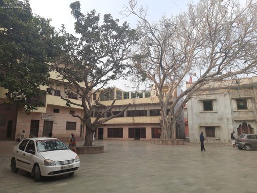 A nice and beautiful inside view of Shri Sudama Kuti, Vrindavan