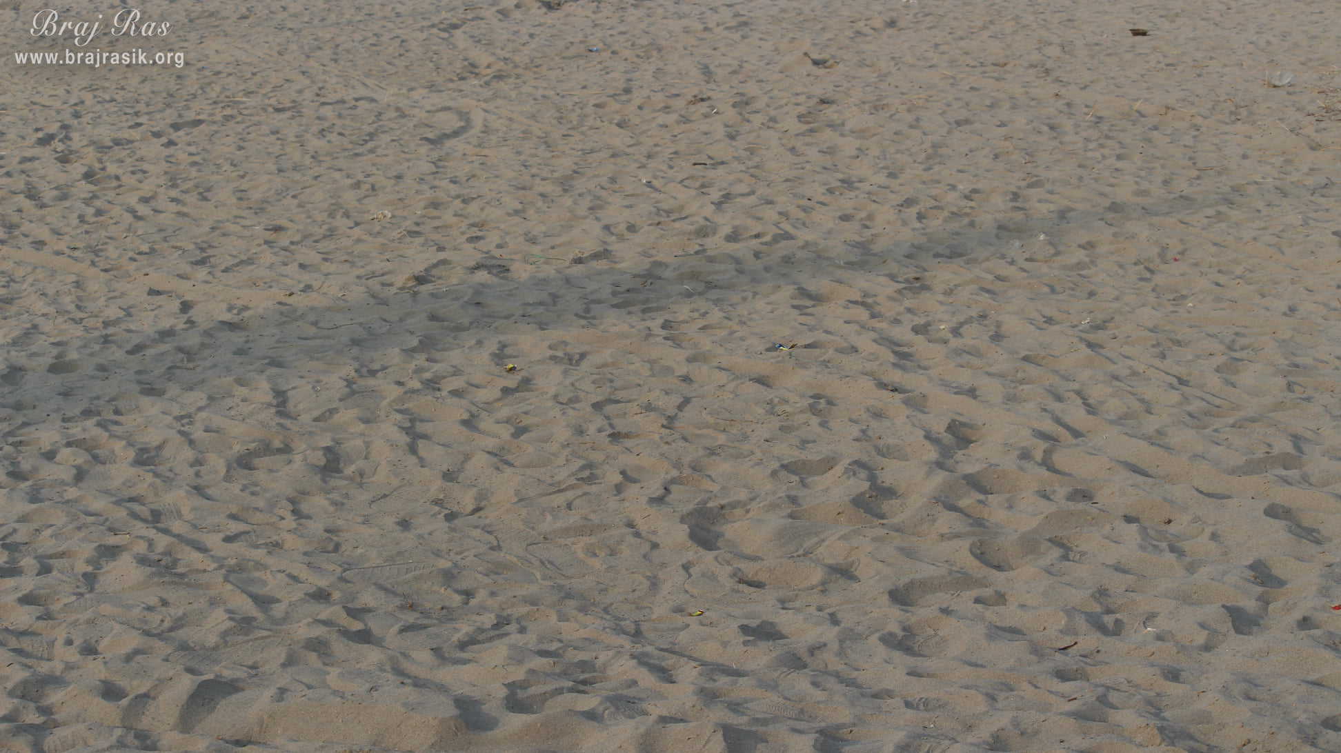 The divine sand at the bank of Yamuna Ji at Vrindavan Kumbh 2021
