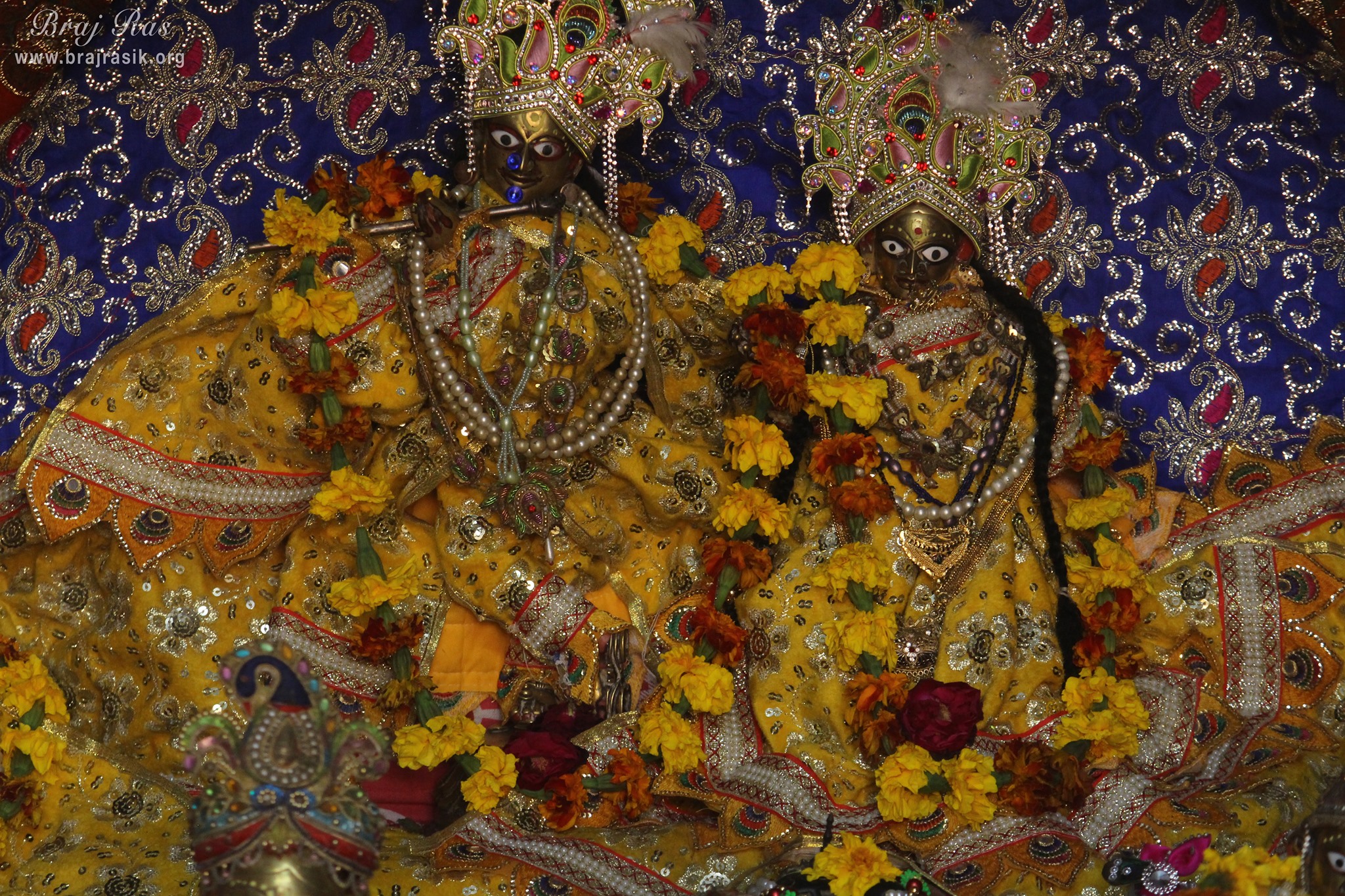 A nice darshan of Shri Radha Vrindavan Vihari Ji at Shri Vrindavan Vihari Temple, Vardhman Kunj, Vrindavan