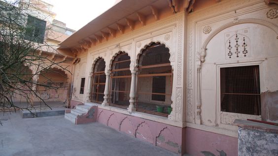 Cross view of temple inside Shri Vrindavan Vihari Temple, Vardhman Kunj, Vrindavan