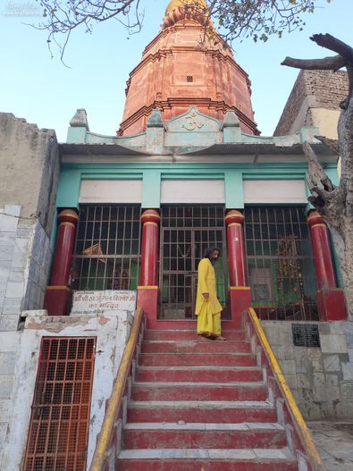 Stairs of Shri Yugal Kishor Temple, Vrindavan