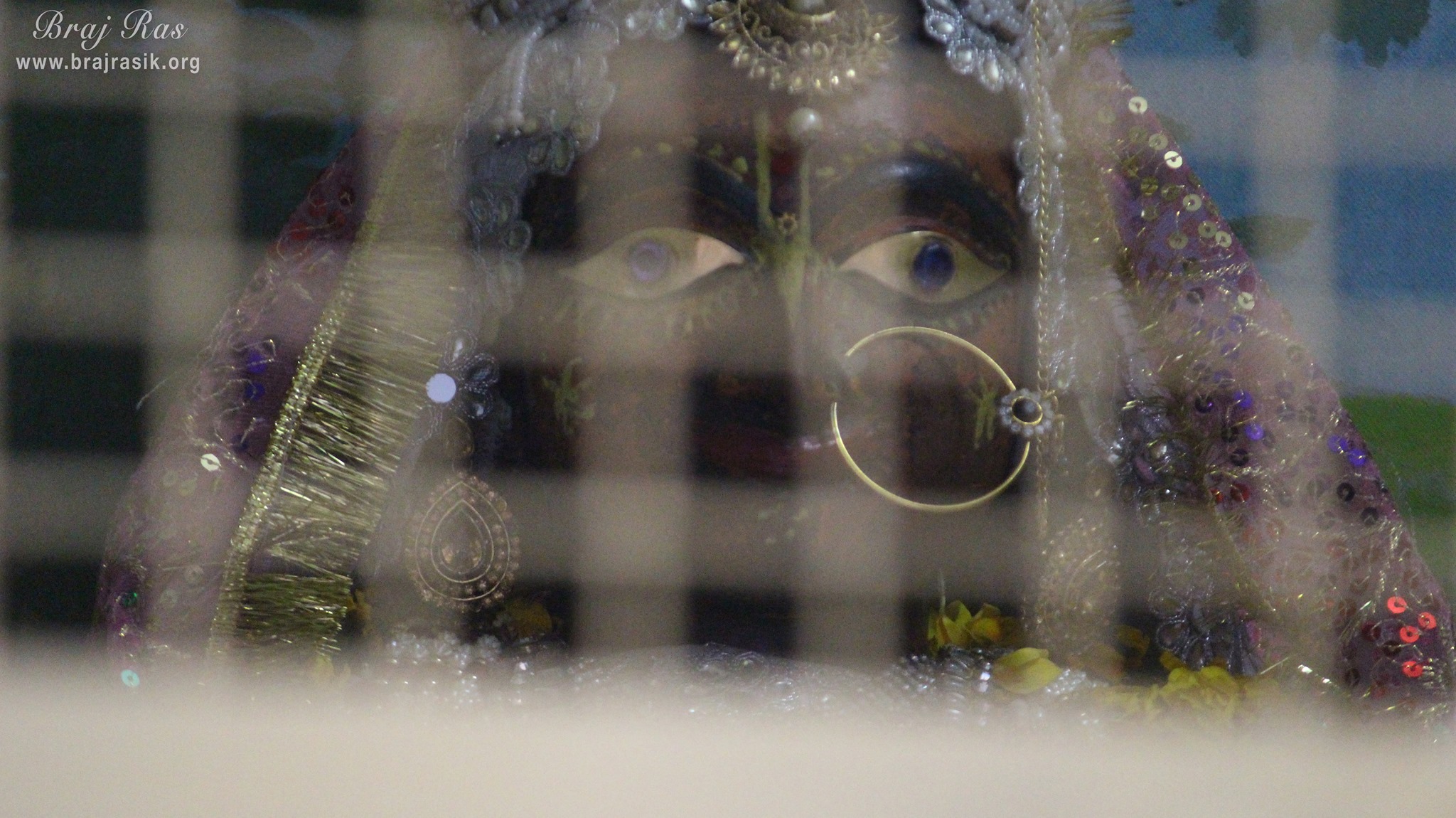 Darshan of Shri Paurnamasi Ji at Shri Paurnamasi Devi (Yogmaya Temple), Vrindavan