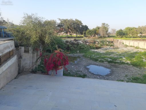Place where Shri Yamuna Ji used to flow many years ago at Nikunj Van, Vrindavan