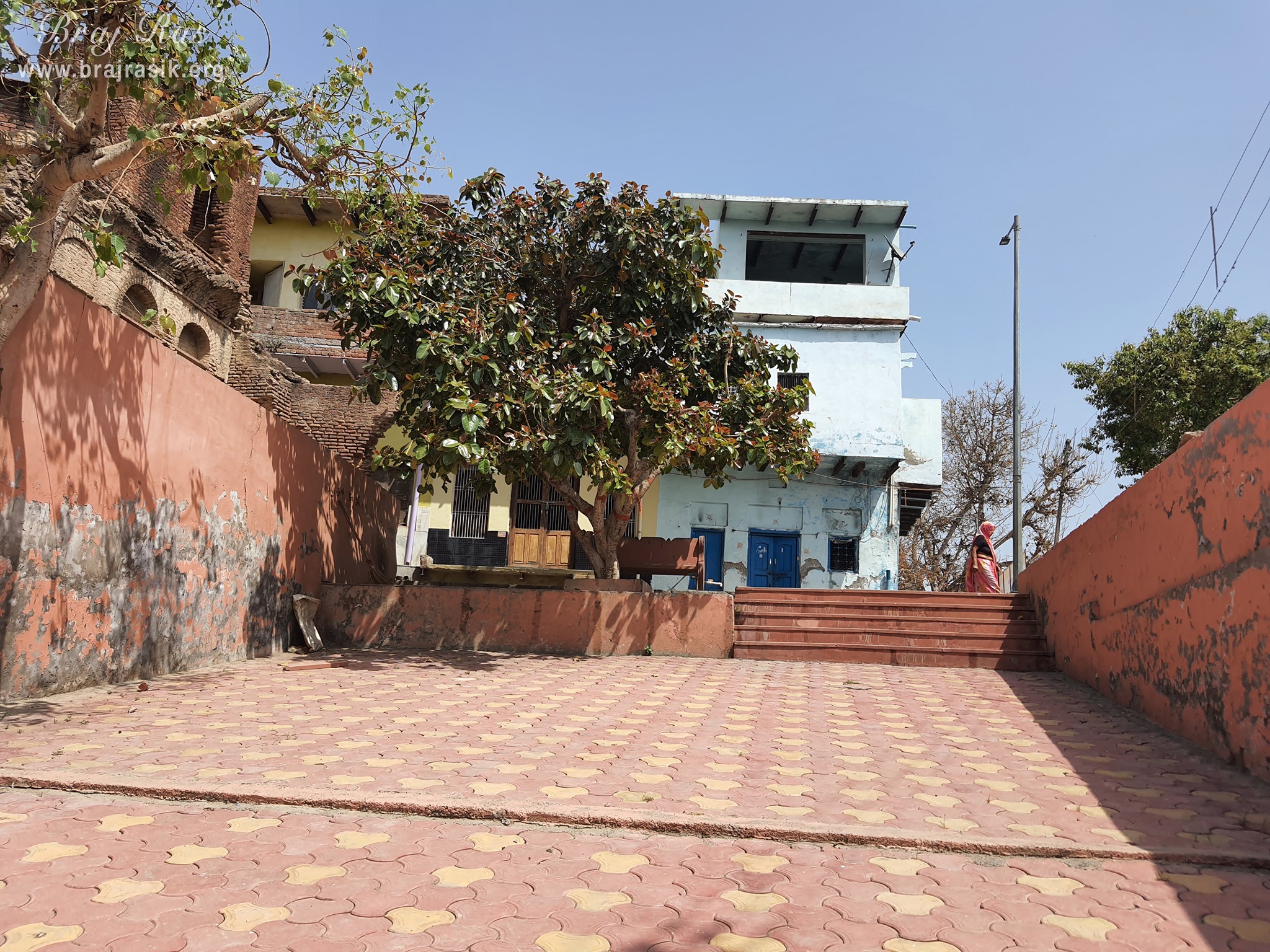 A view of temple inside at Shri Dauji temple, Lauhavan