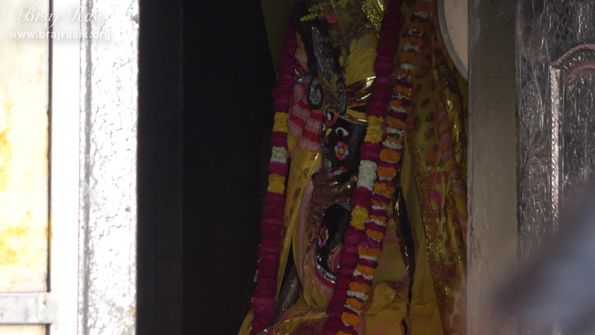 Side darshan of Shri Dau Ji at Shri Dauji temple, Lauhavan