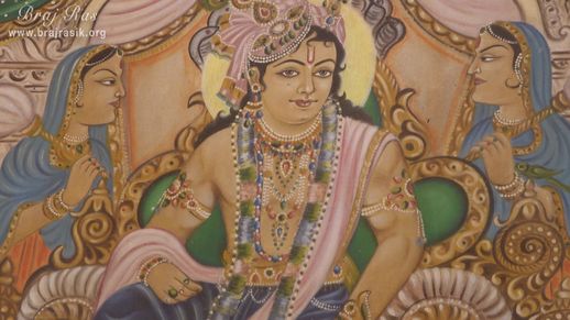 Painting of Shri Dau Ji Maharaj at Shri Dauji temple, Lauhavan