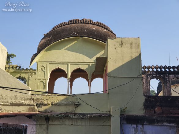 View of the dome of Ashtasakhi Temple - Barsana