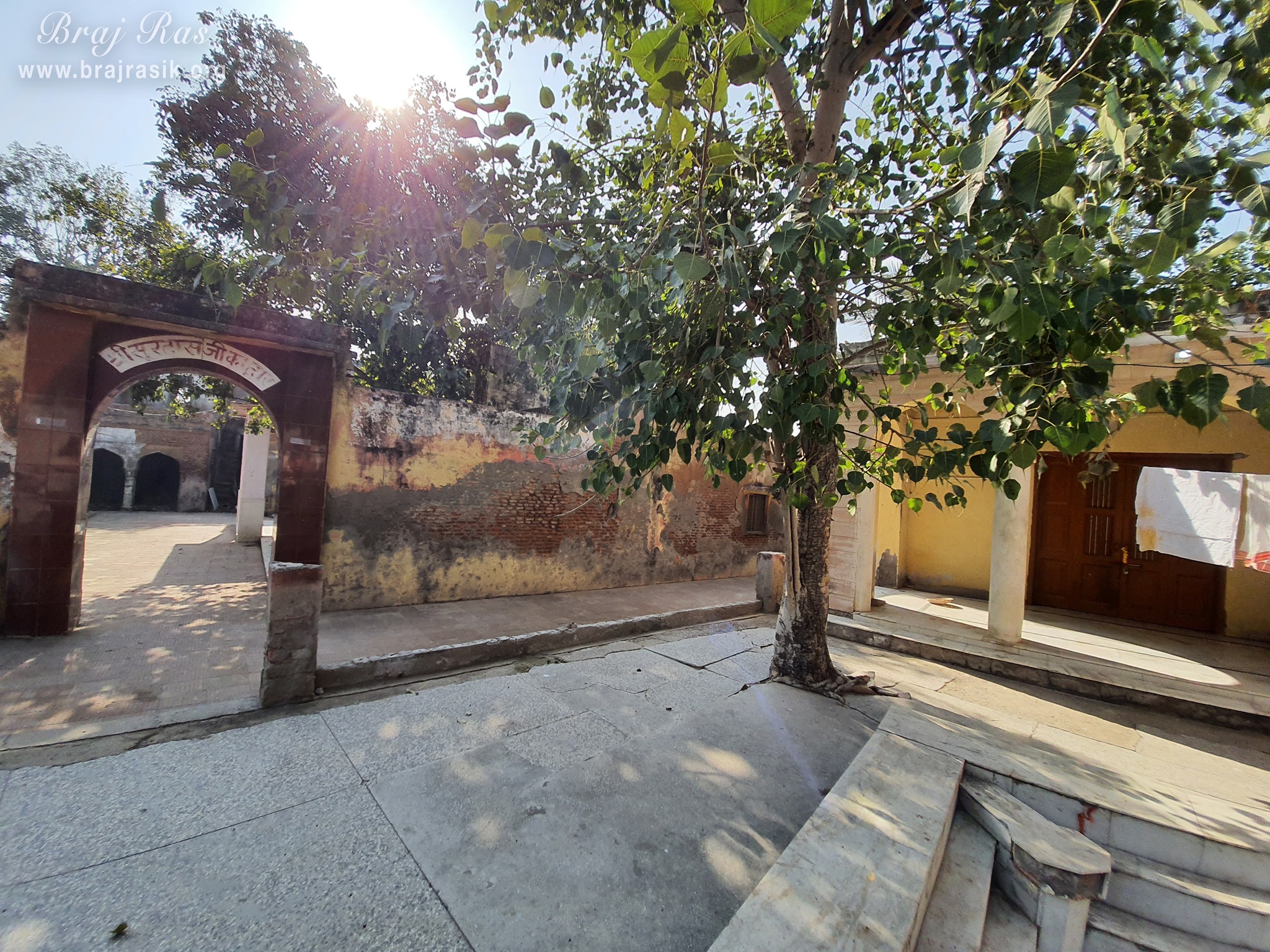 View of the gate of Shri Surdas Ji at Surdas Kuti, Chandra Sarovar, Parasauli