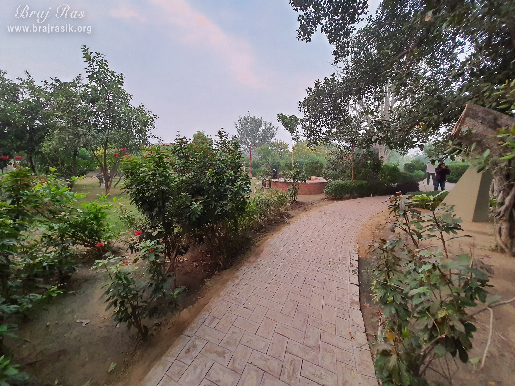 Beautiful view of parikrama path of Ramtal, Vrindavan