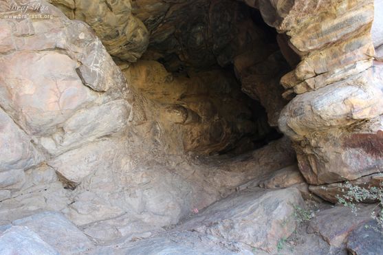 View of the Vyomasur's Cave in Kamyavan