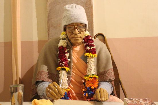 Close Darshan of Sri Prabhupad at Shri Radha Damodar Temple, Vrindavan. Here Shri Prabhupad performed His bhajan.