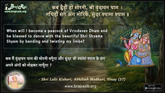 Kab Hvaihaun Hon Morani - Shri Lalit Kishori, Abhilash Madhuri, Vinay (57)