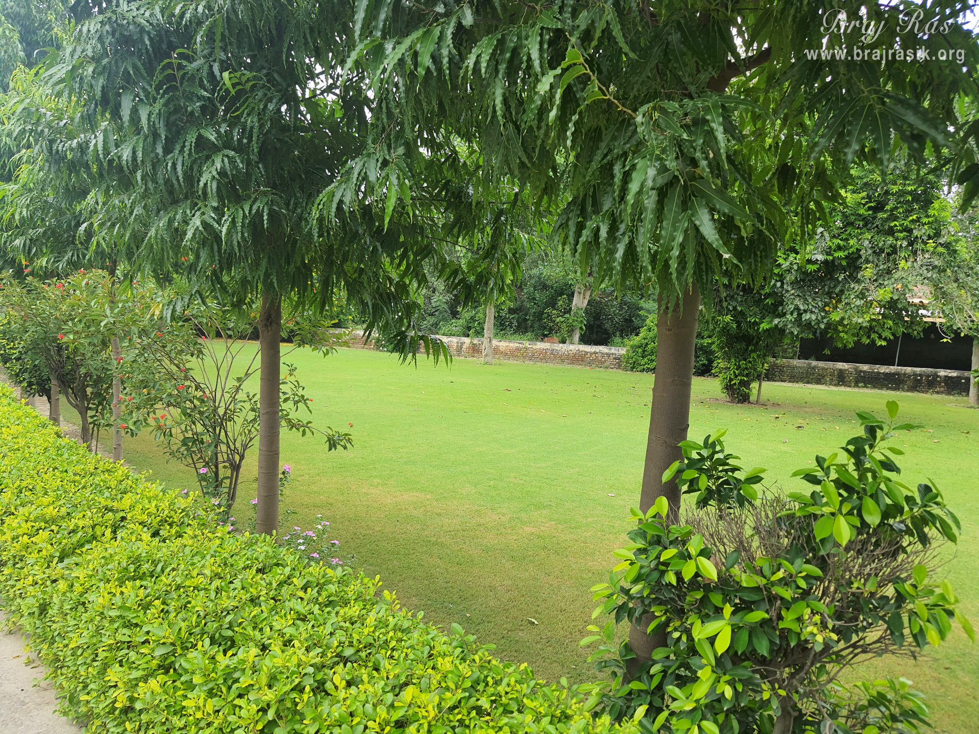 Garden View of Devaraha Baba Samadhi/Bhajan Sthal.