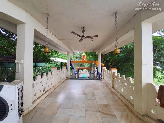 Inside view of Devaraha Baba Samadhi/Bhajan Sthal.