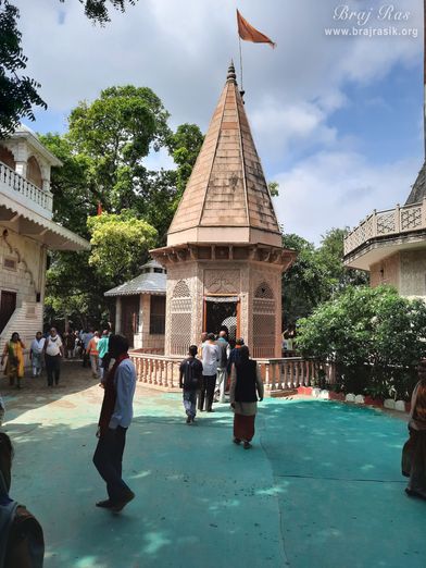 View of Shri Raman Bihari Temple at Ramanreti, Gokul - Braj.