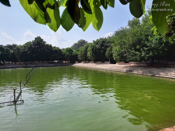 View of Raman Kund at Ramanreti, Gokul - Braj.