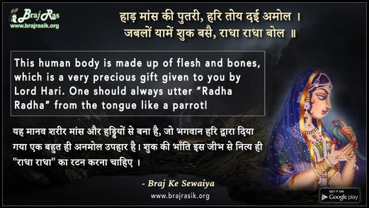Haad Mans Ki Putari, Hari Toy Dai Amol - Braj Ke Dohe