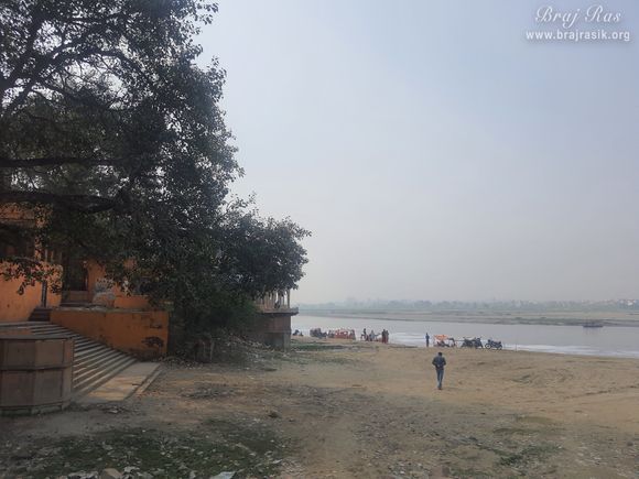View of Shri Govind Ghat in Gokul.
