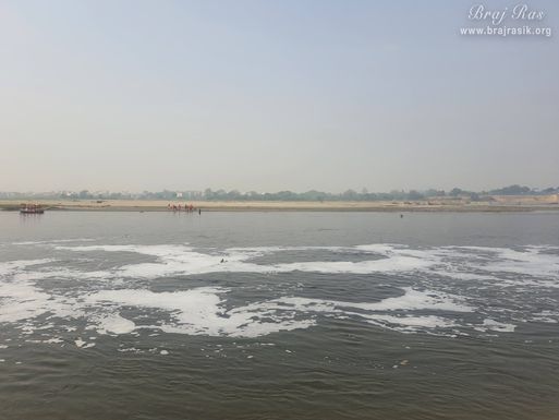 Waters of Shri Yamuna Ji at Shri Thakurani Ghat and Shri Govind Ghat in Gokul.
