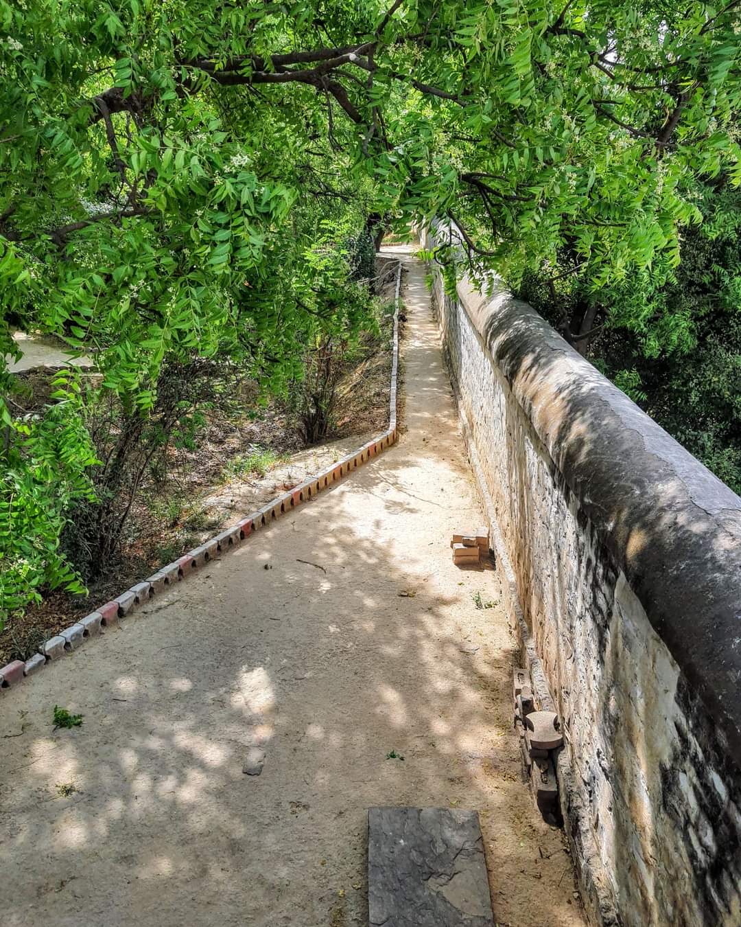 Boundary wall at Radha Bagh, Barsana