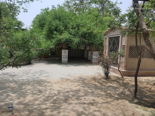 Kirtan and bhajan place of the saints at Radha Bavdi in Vrindavan.