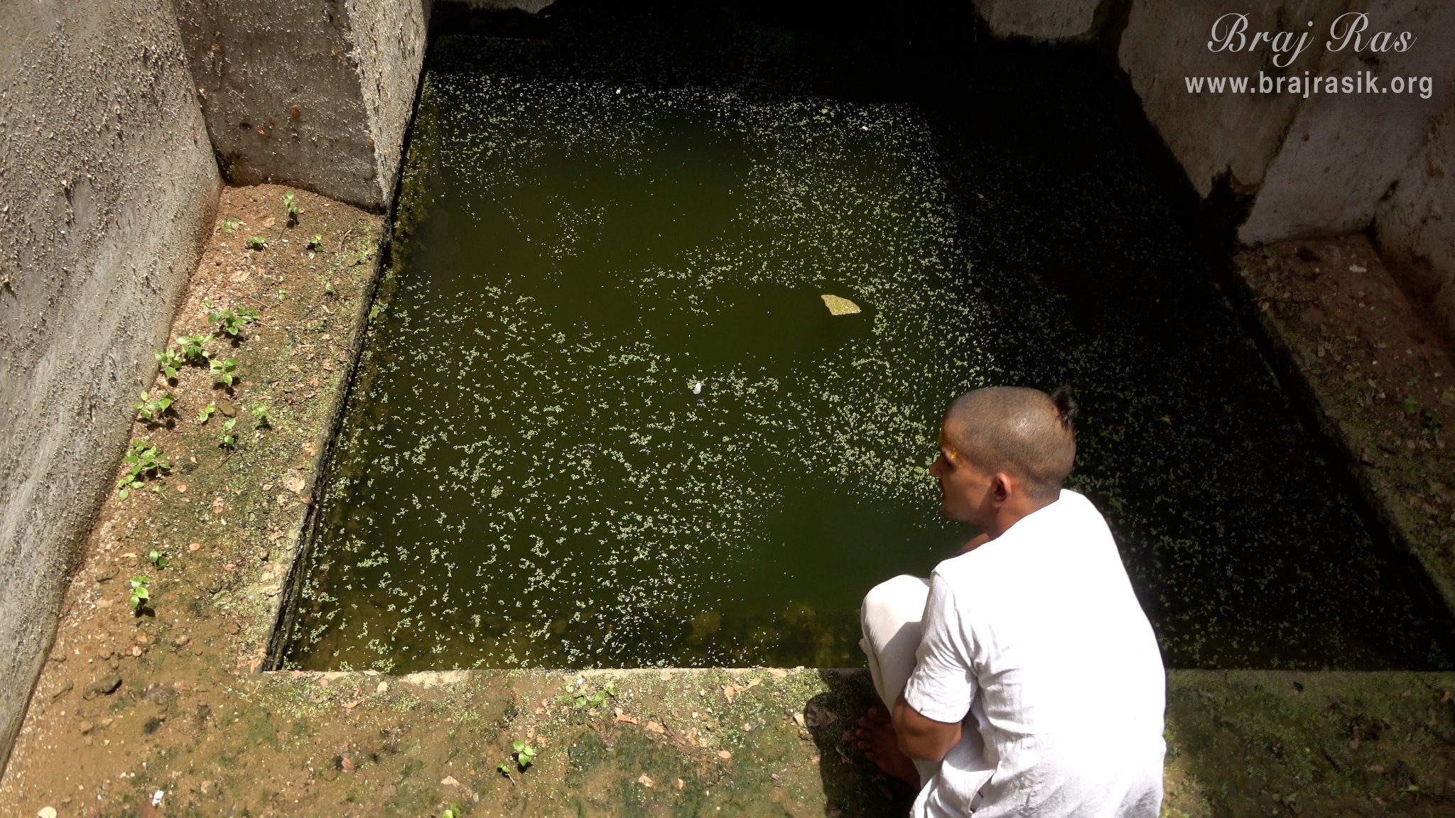 Close darshan of Radha Bavdi in Vrindavan.