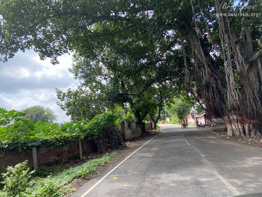 On the way to Raskhan Samadhi in Mahavan