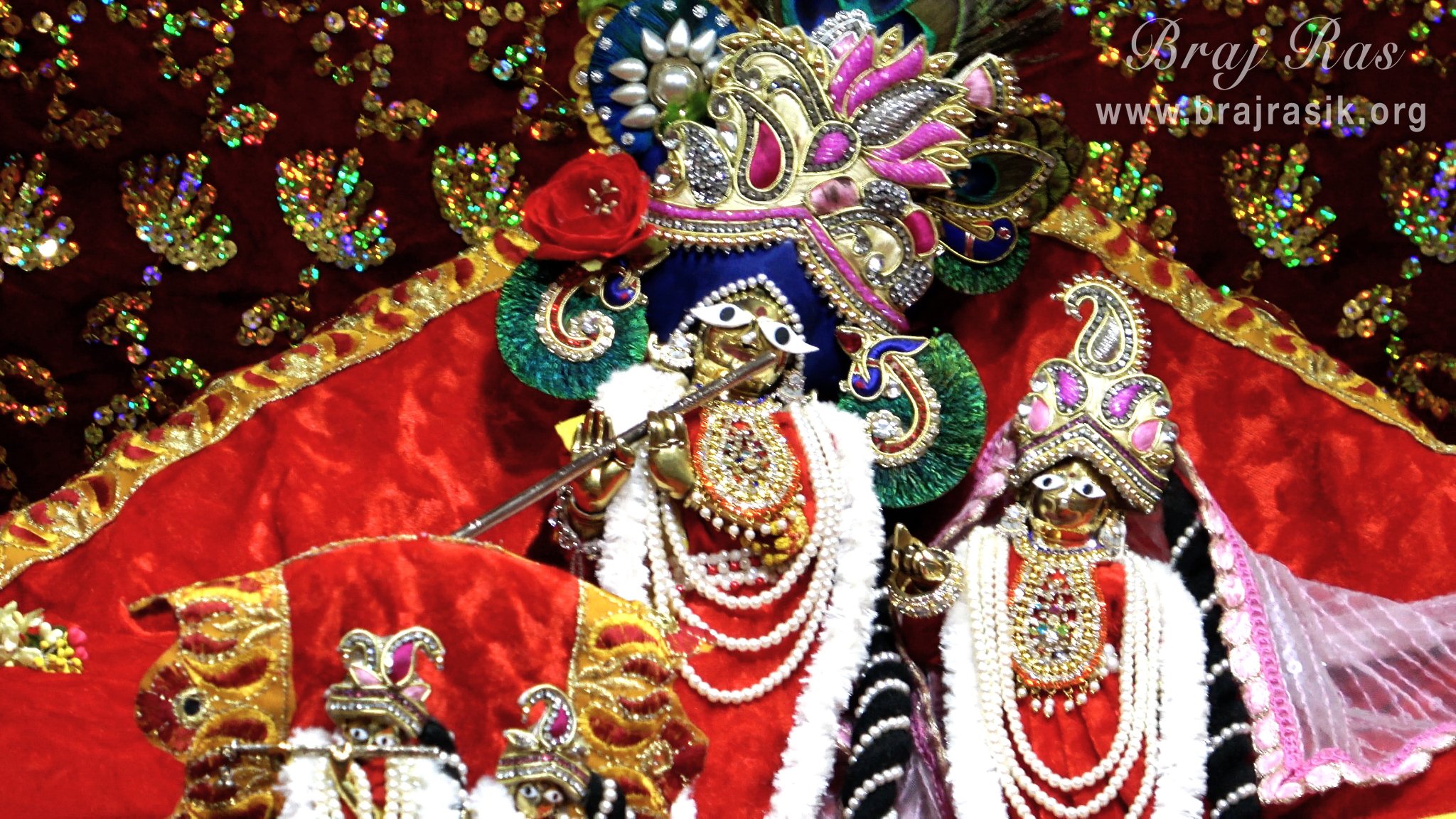 Close darshan of Shri Lalit Ladali Lal Ji in Shri Hita Mahal, Vrindavan