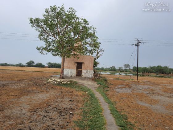 View of Konkeshwar Mahadev Temple near Shri Mor Bihari Temple, Nandgaon.