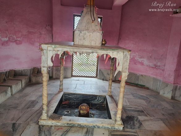 Darshan of Konkeshwar Mahadev near Shri Mor Bihari Temple, Nandgaon.