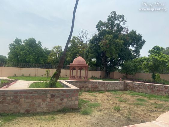 View of beautiful garden at Samadhi Place of Taj Bibi in Gokul Mahavan.