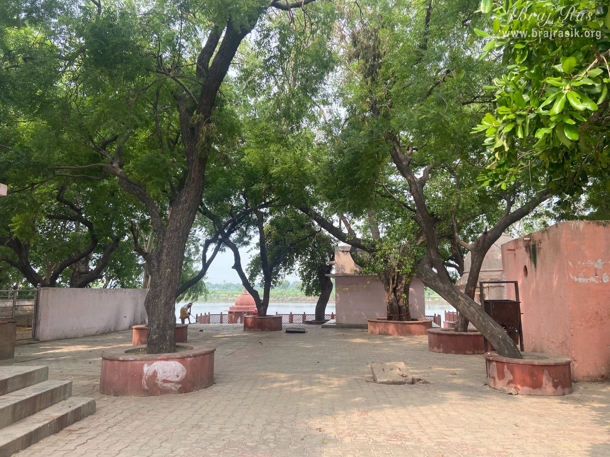 View of surroundings of Chintaharan Mahadev Temple in Gokul Mahavan.