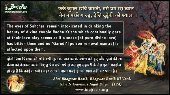 Chhake Jugal Chhavi Varuni - Shri Bhagwat Rasik, Bhagwat Rasik Ki Vani, Shri Nityavihari Jugal Dhyan (124)