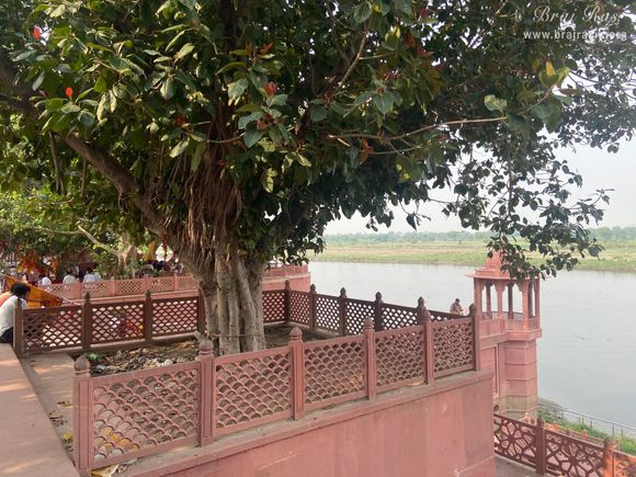 Beautiful view of Brahmand Ghat in Gokul Mahavan.
