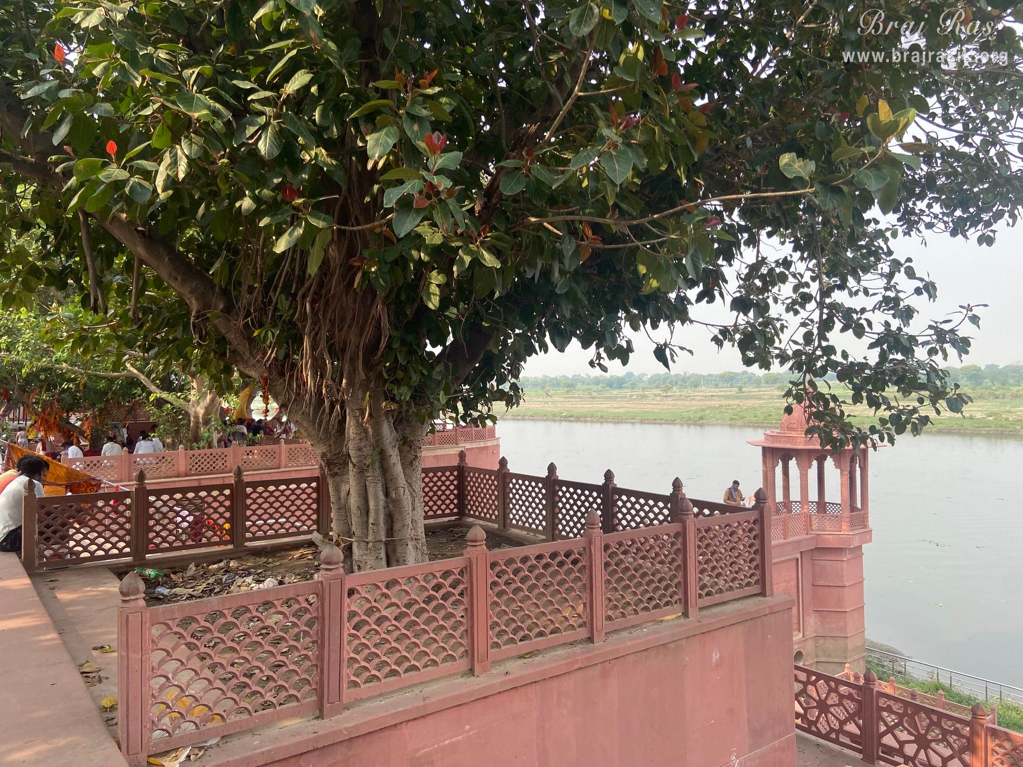 Beautiful view of Brahmand Ghat in Gokul Mahavan.