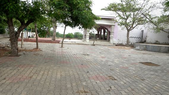 View of the surrounding of the temple of Mother Yashoda and Shri Krishn at Yashoda Kund and Hau Bilau in Nandgaon.