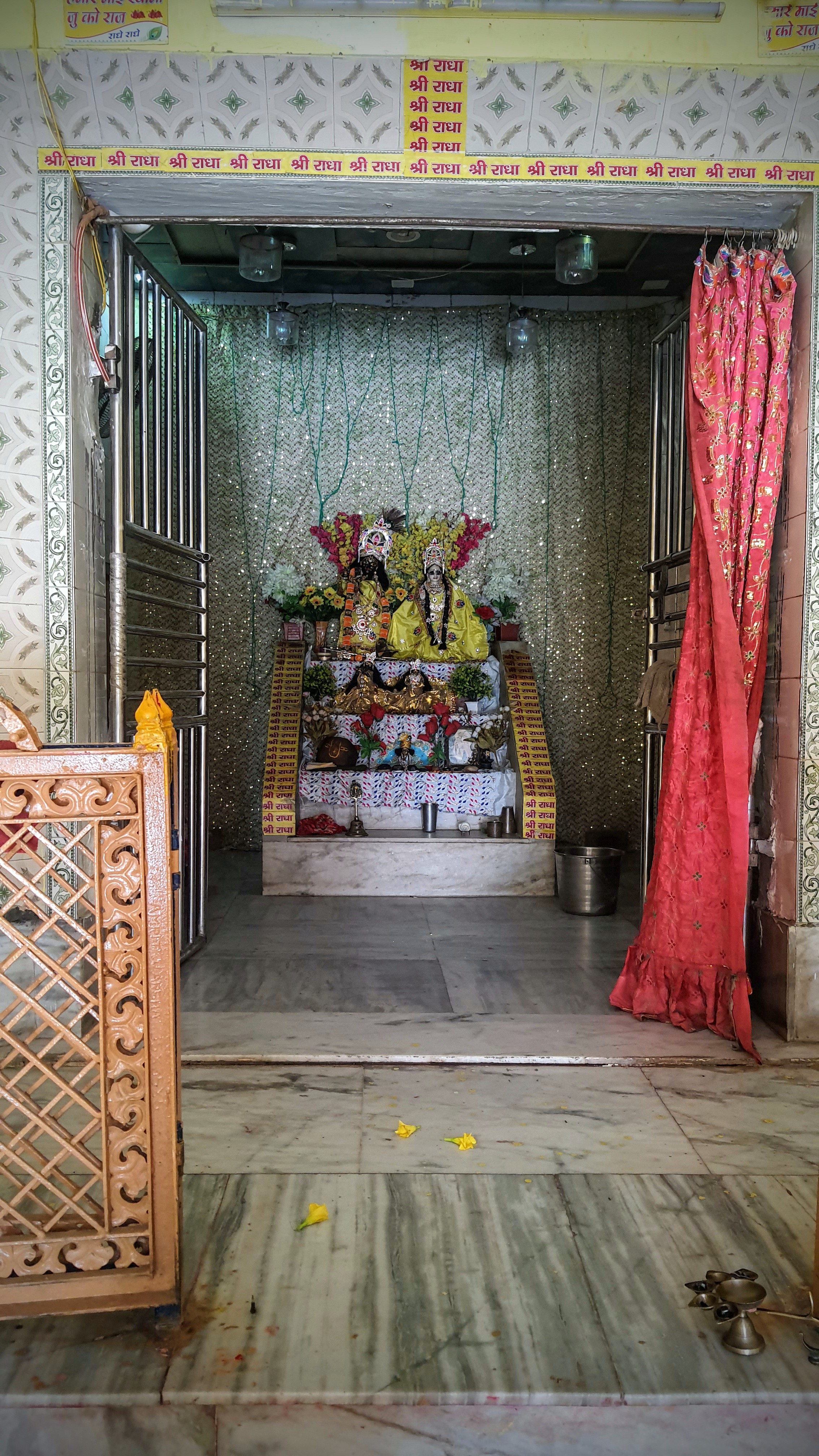 Old Shri Radha Mohan temple in Chaumuhan, Braj.