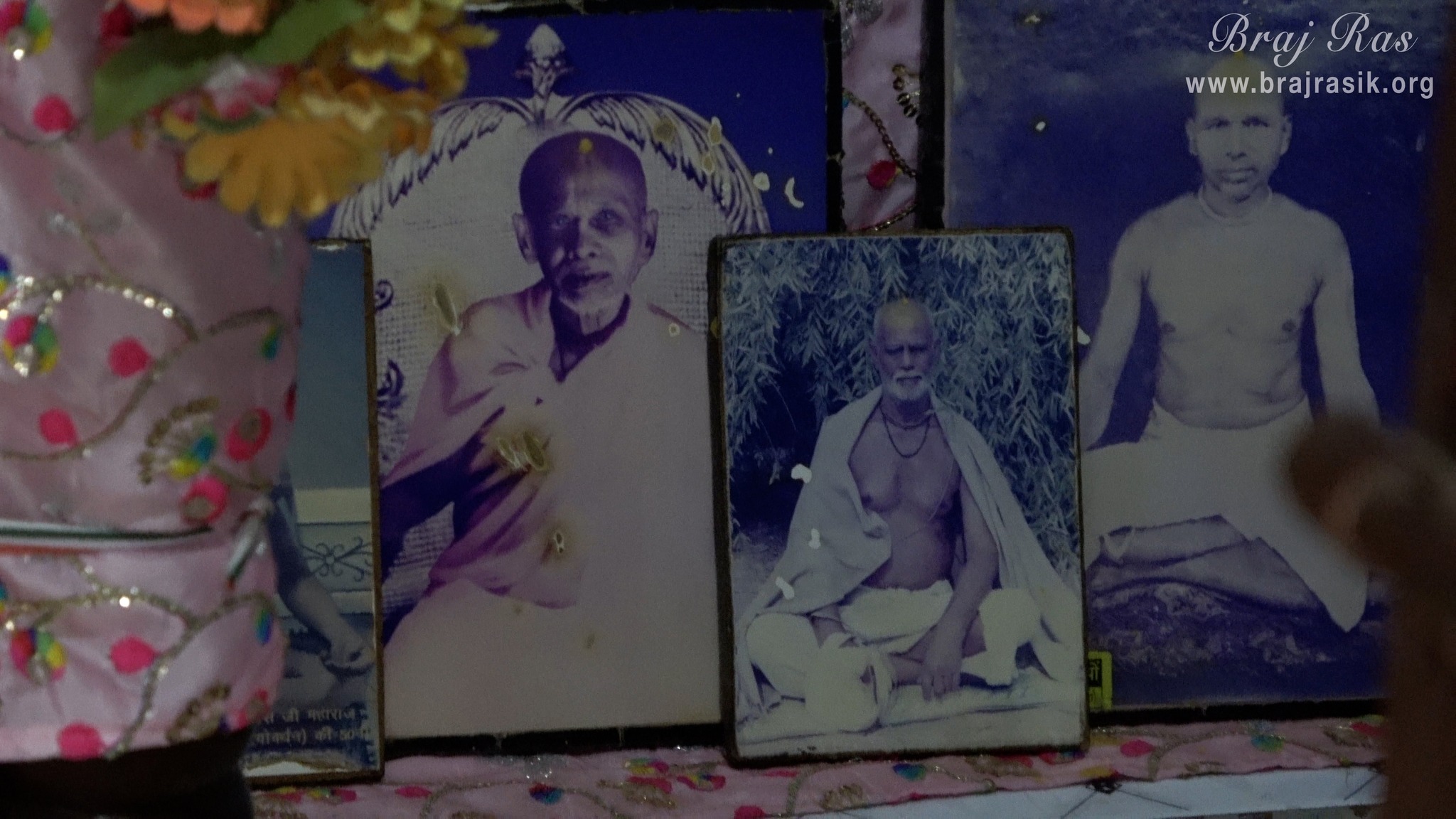 Darshan of the saints who resided and did bhajan in Nand Baithak in Nandgaon.