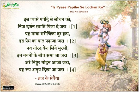 Is Pyase Papihe Se Lochan Ko - Braj Ke Sewaiya