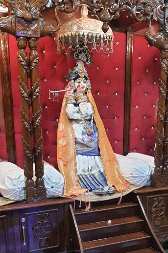Bansichor Radharani darshan at Nidhivan today