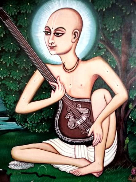 Lalita incarnation Swami Haridas's portrait