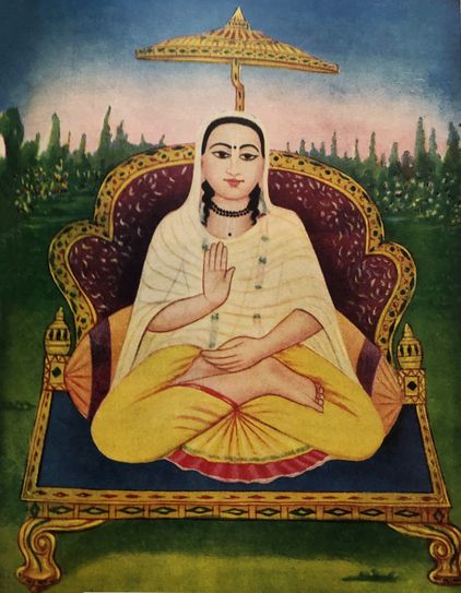Beautiful portrait of Shri Bhatt Devacharya