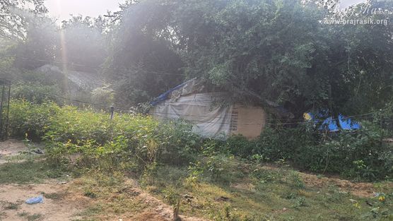 View of the huts of saints near the Vanshivat.