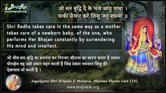 Jo Man Buddhi Dai Ke Bhaje Aathu Yama - Jagadguru Shri Kripalu Ji Maharaj, Shyama Shyam Geet (18)